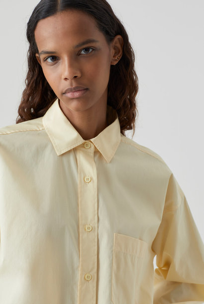 oversized shirt soft yellow