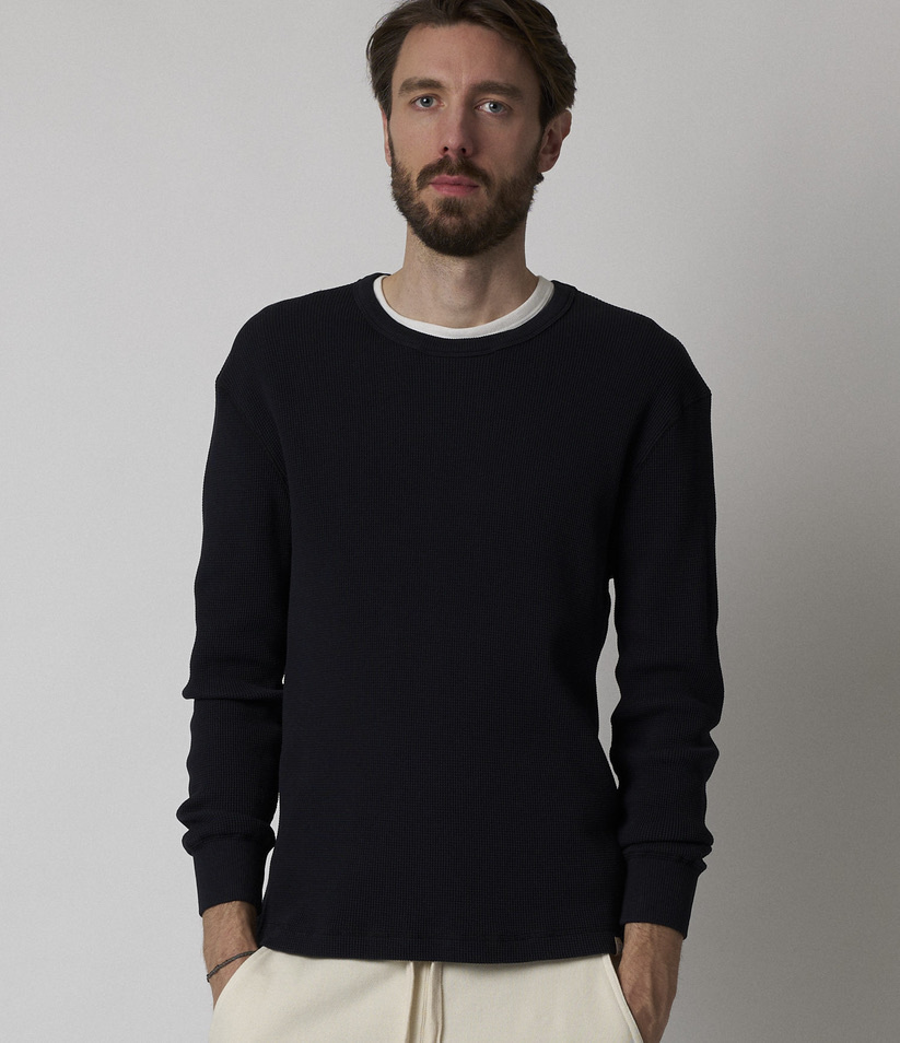 sweater waffle structure charcoal-1