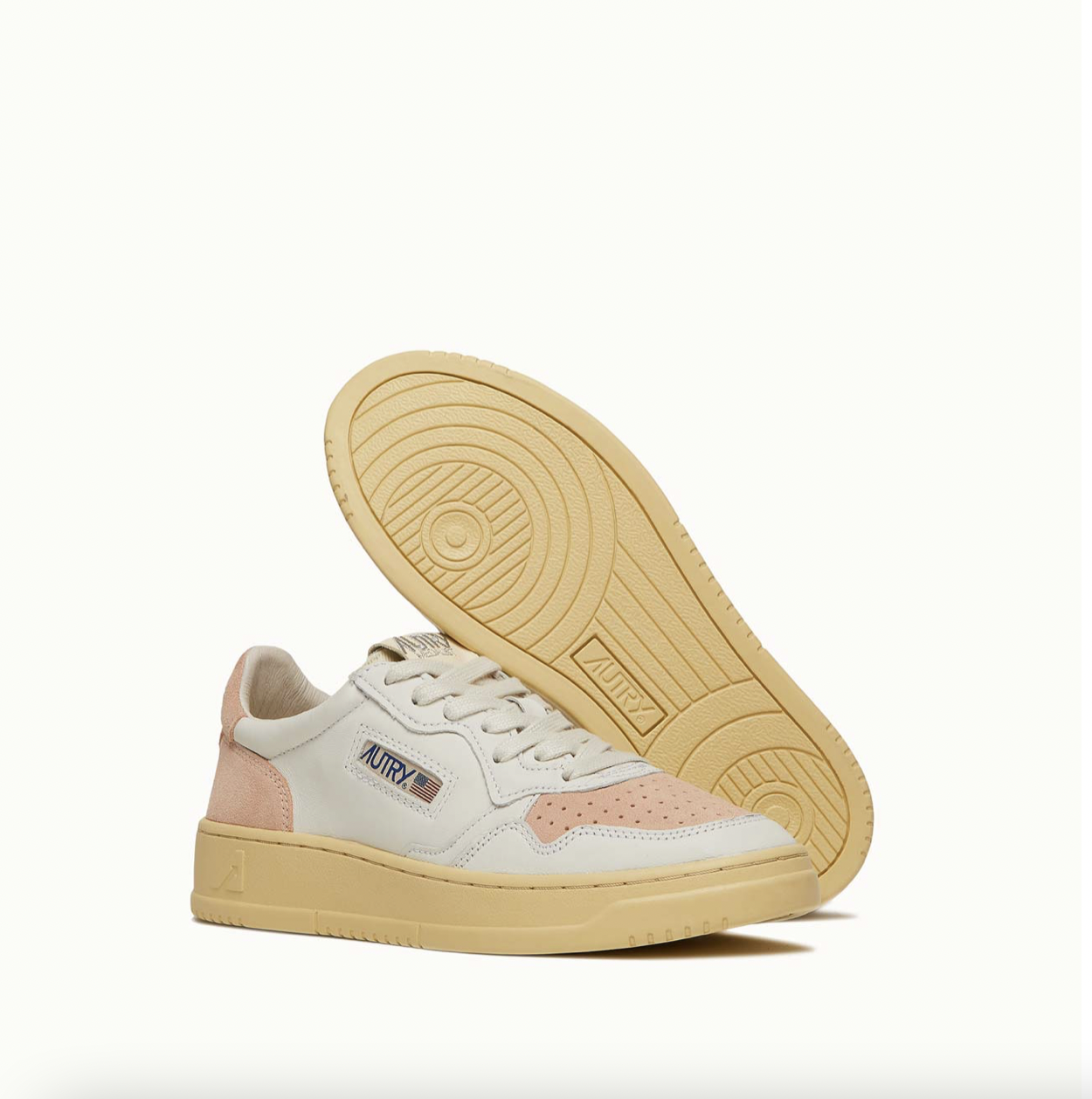 low wom suede/leat wht/coral-1