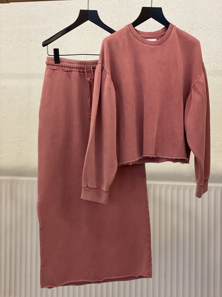 gauge skirt vintage pink-2