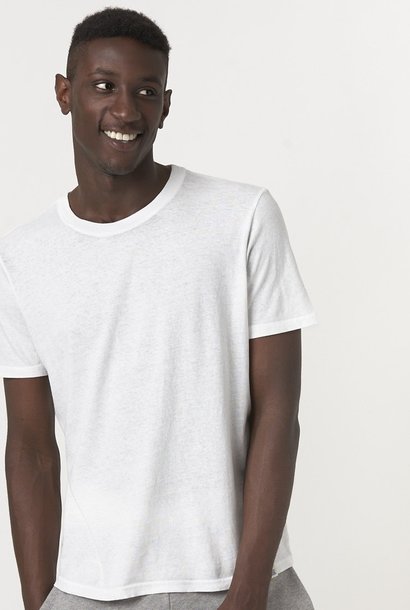 t-shirt washed relaxed fit white