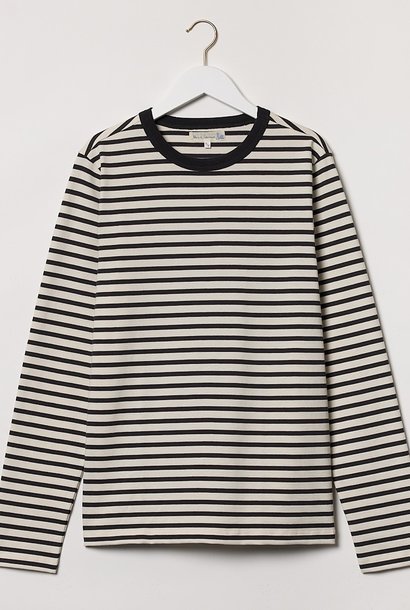 long sleeve t-shirt stripe crcle/nature