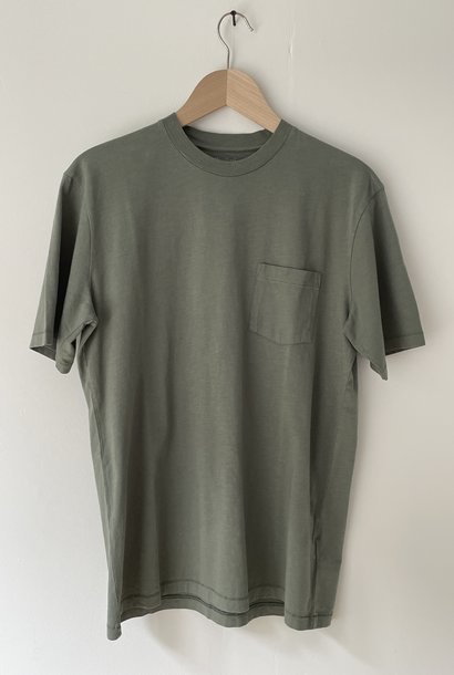 pocket crew t-shirt military