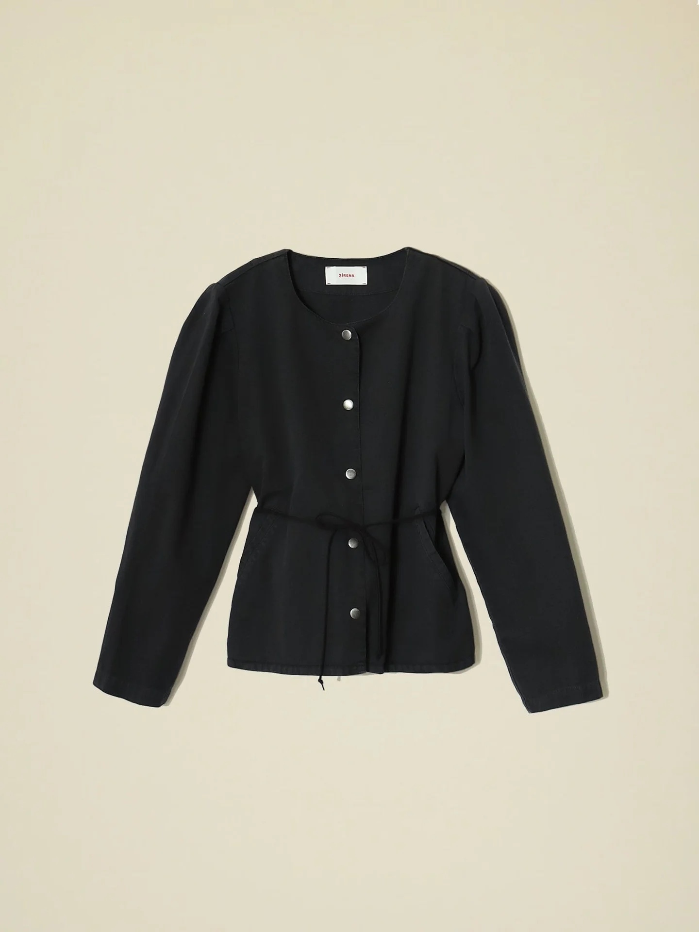 Sullivan Leather Zip-Up Jacket