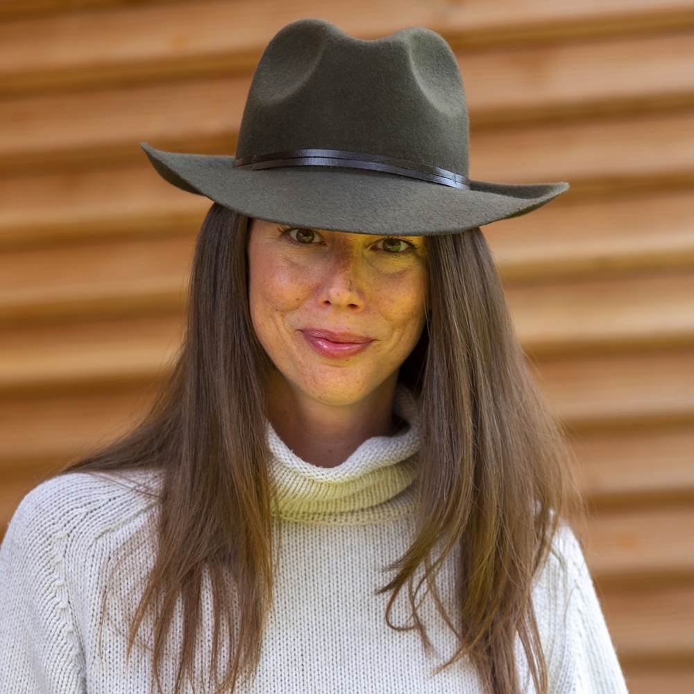 felt hat khaki-1
