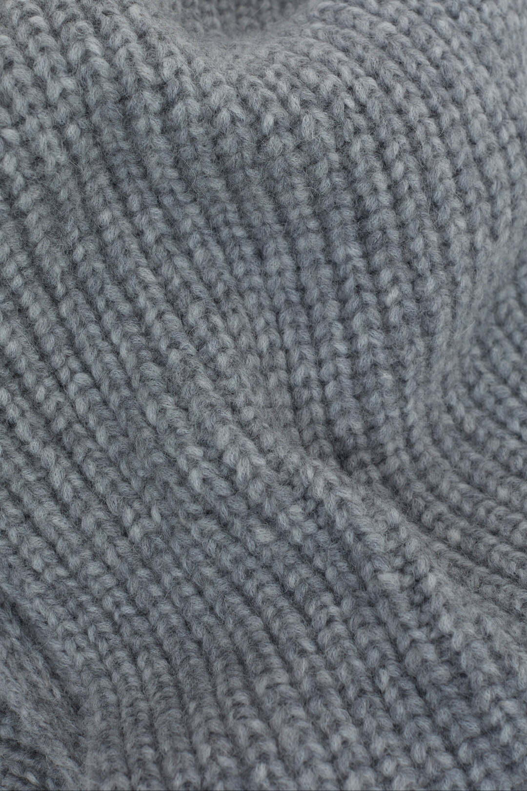 knitted scarf grey-4