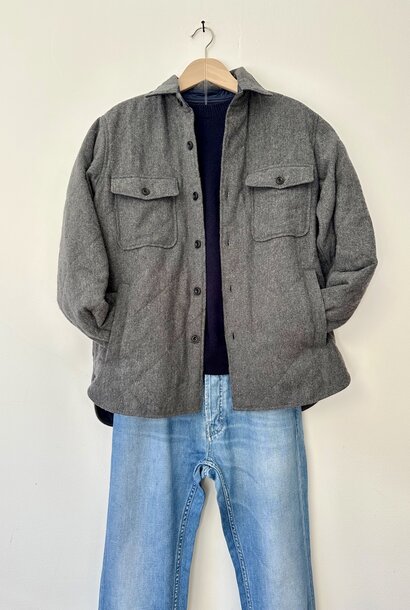 peter overshirt grey