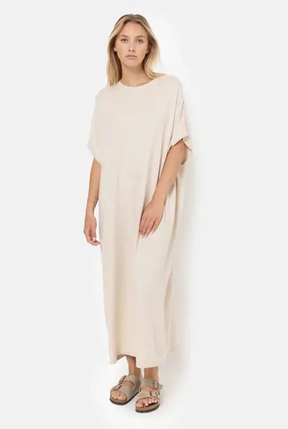 jaye beige cashmere kaftan