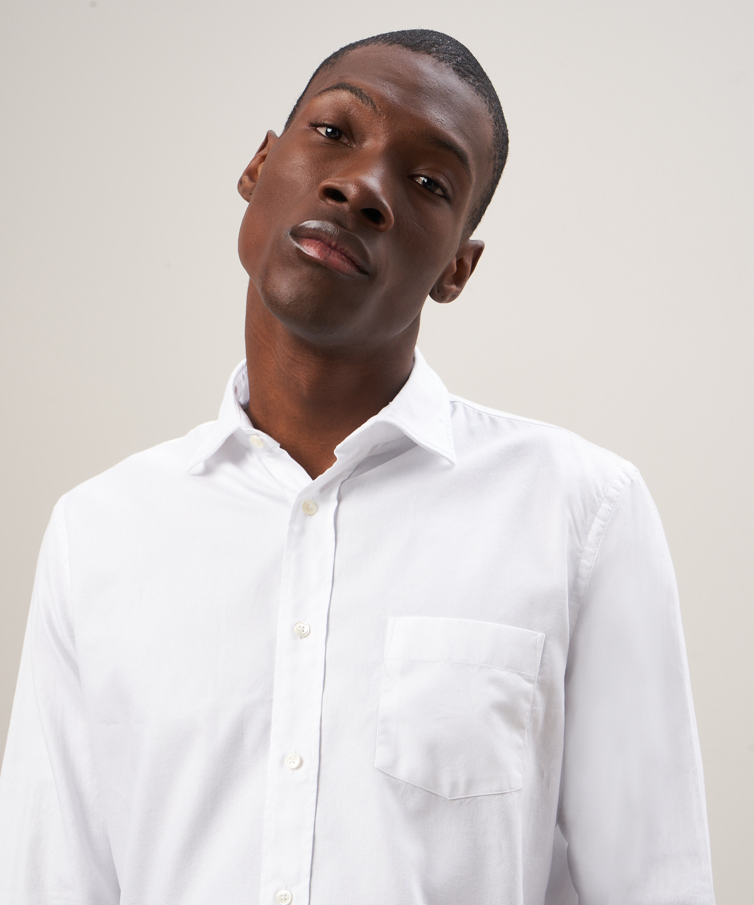 paul woven shirt white-2