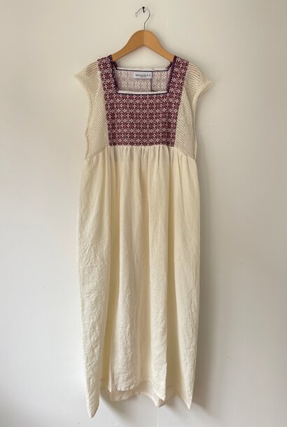 jilly knitted cream dress