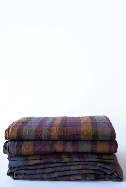 tablecloth burgundy tartan 160 x 350