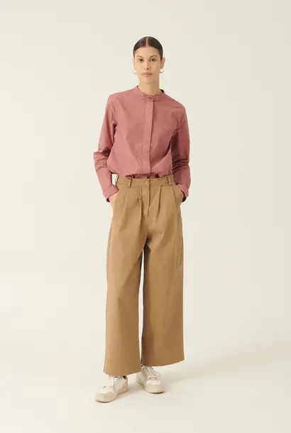 prudie pants pre dyed twill light brown