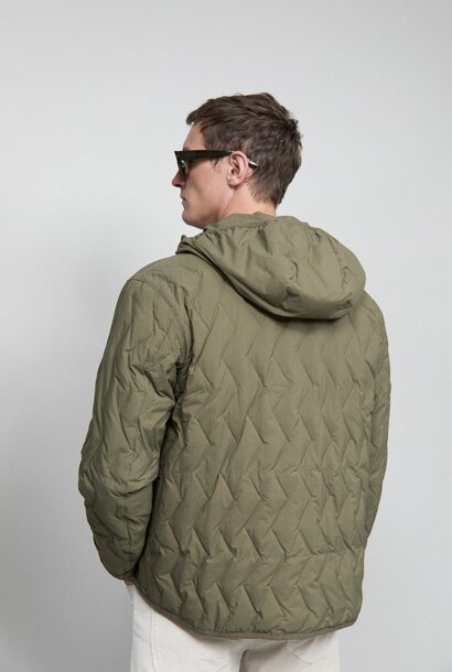 quilted jacket golden moss