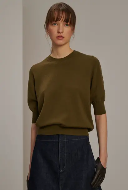 baie knitwear green/olive