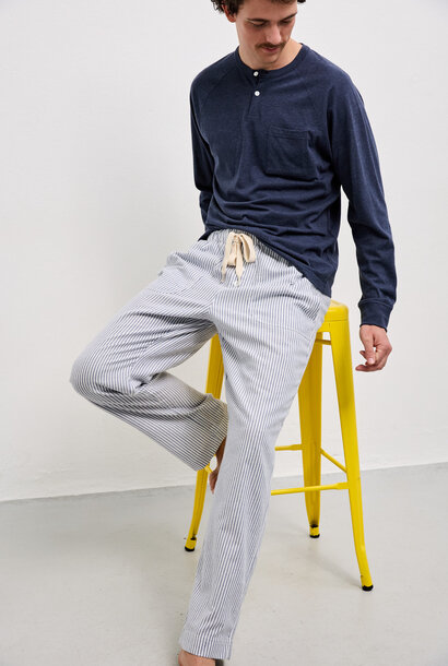 derek shirt jersey denim melange