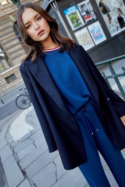 francoise oversized blazer navy