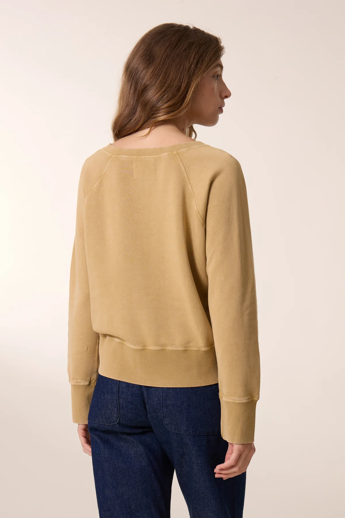 shavi sweatshirt lucky beige-2