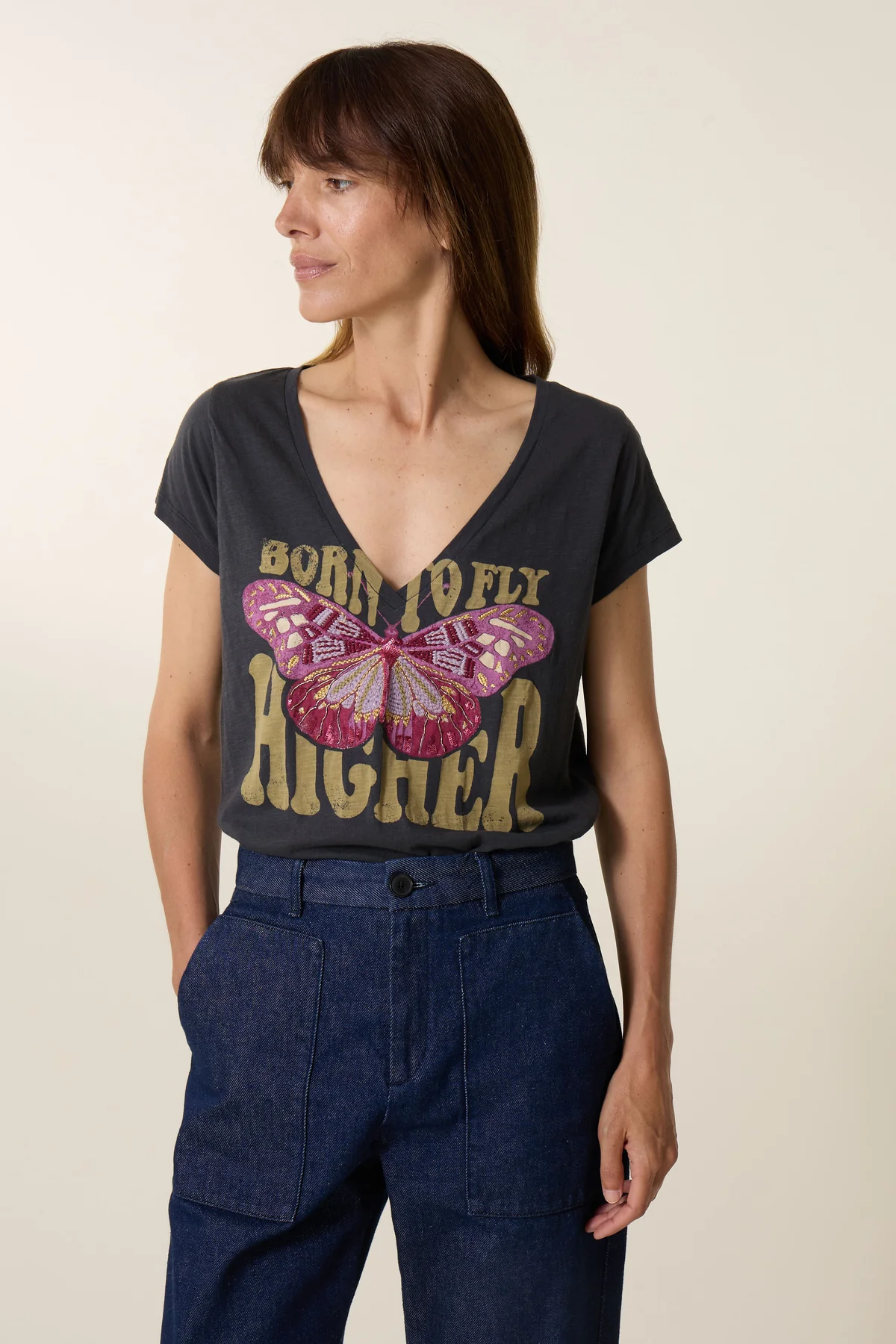 tonton t-shirt bfly carbone-1