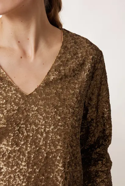 cassy blouse gold