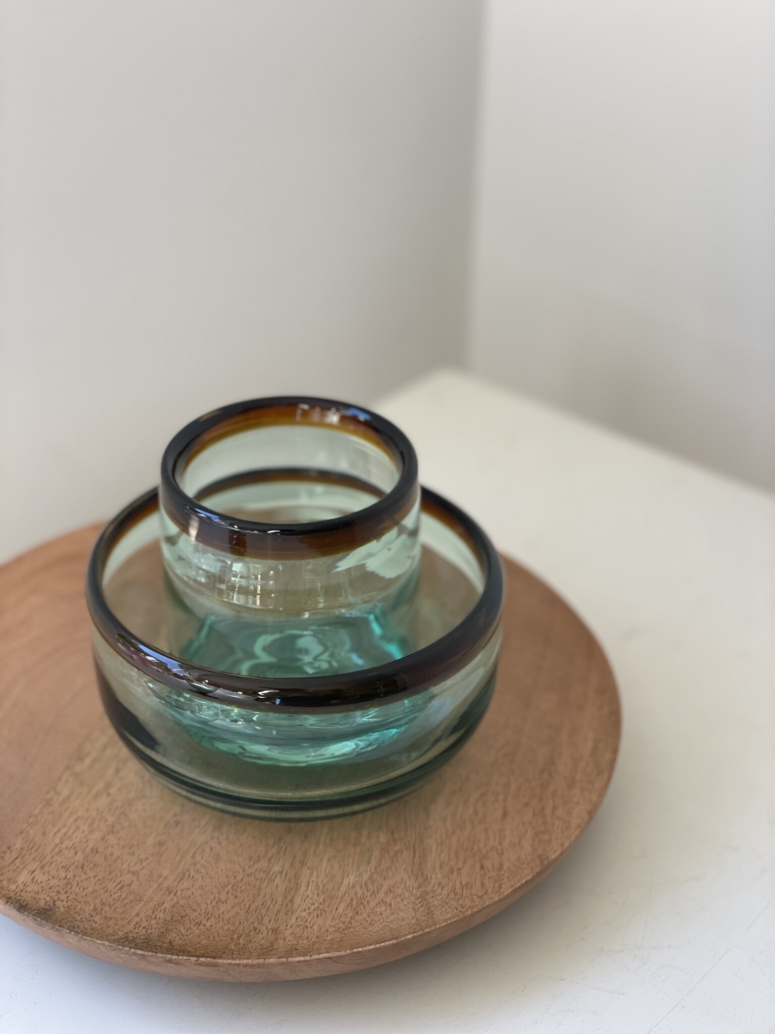 blown glass amber large-3