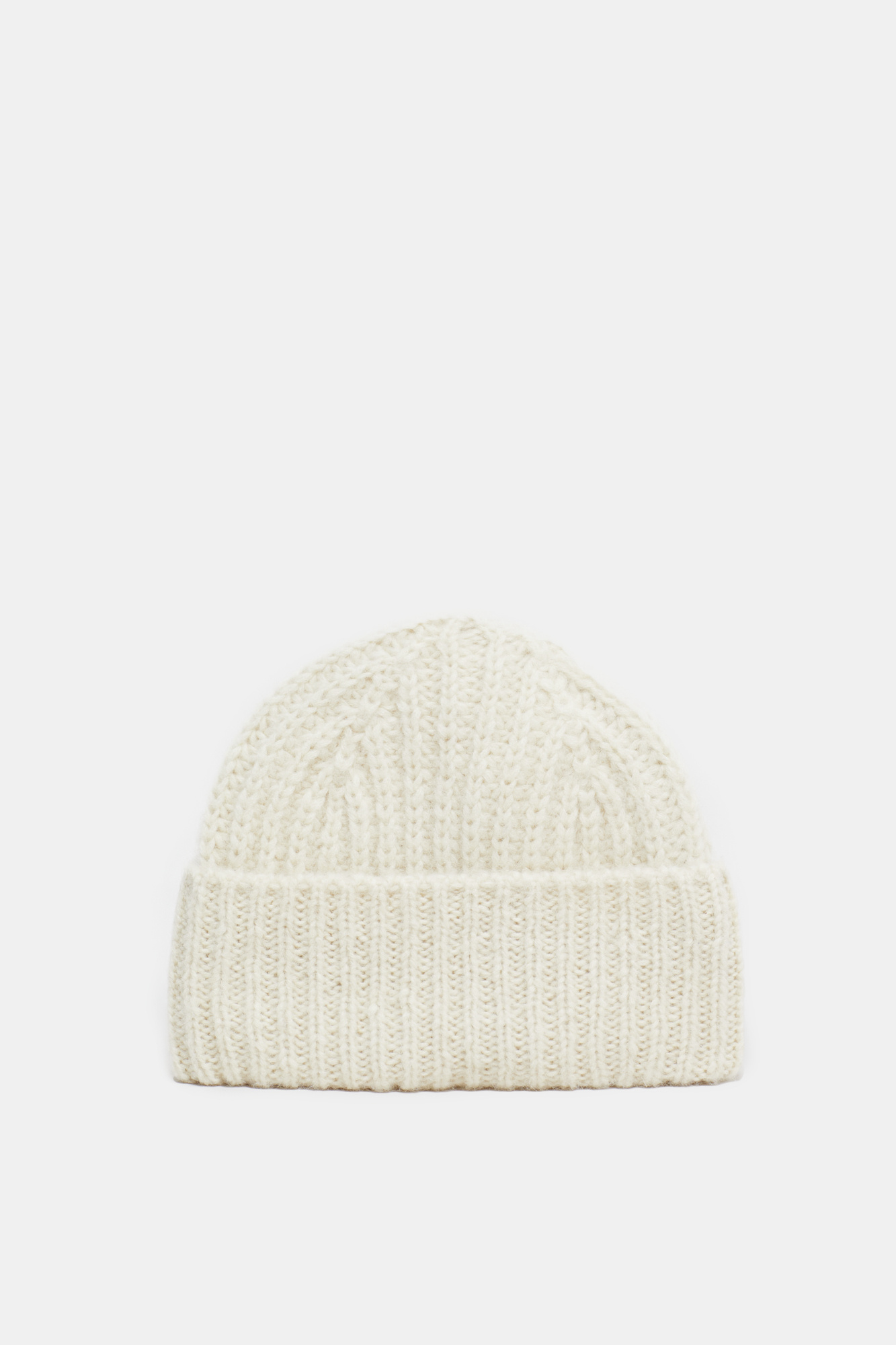 knitted hat ivory-1