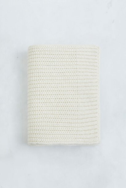 knitted scarf ivory