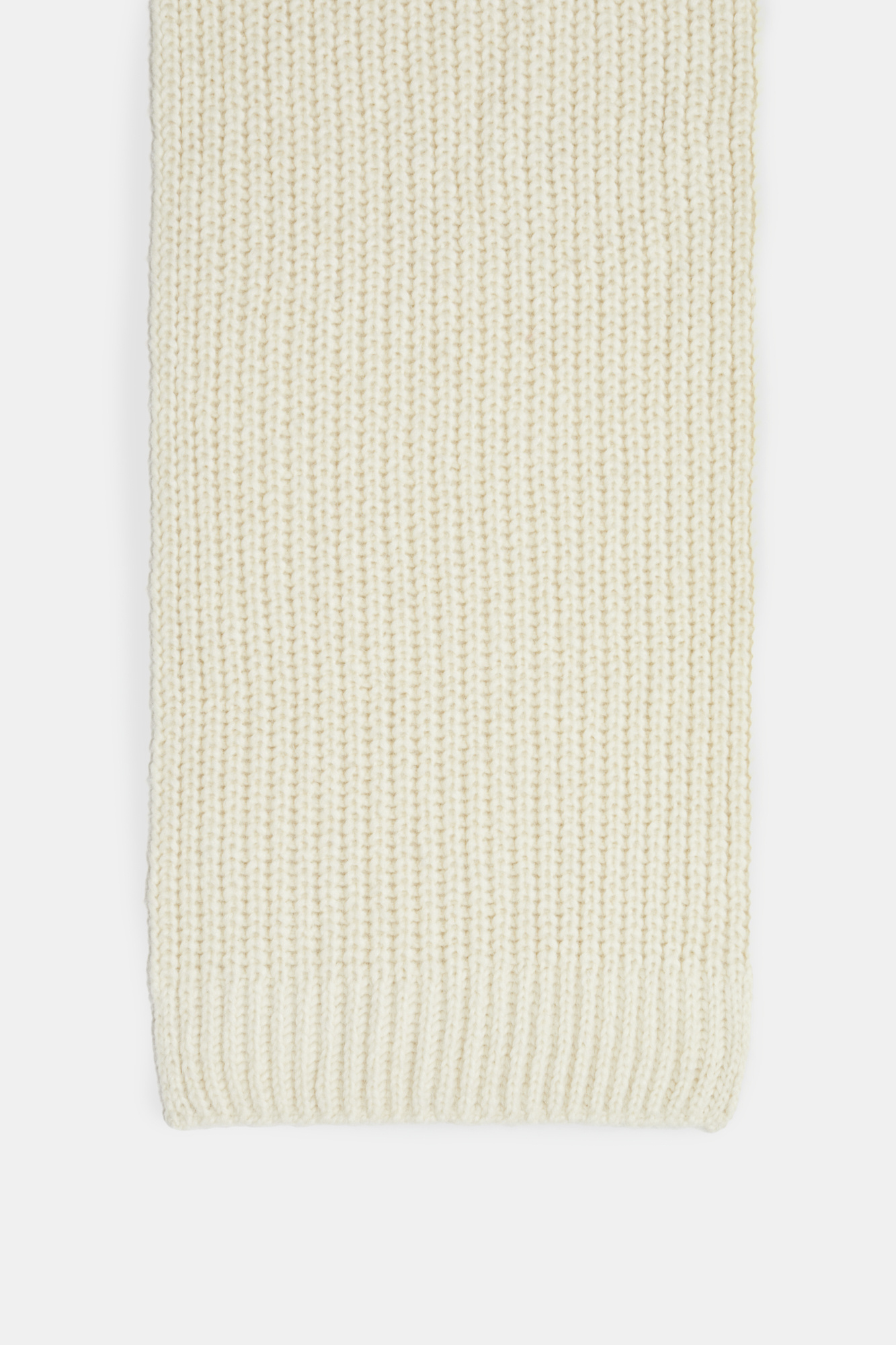 knitted scarf ivory-2