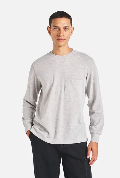 loose t-shirt longsleeve grey marl