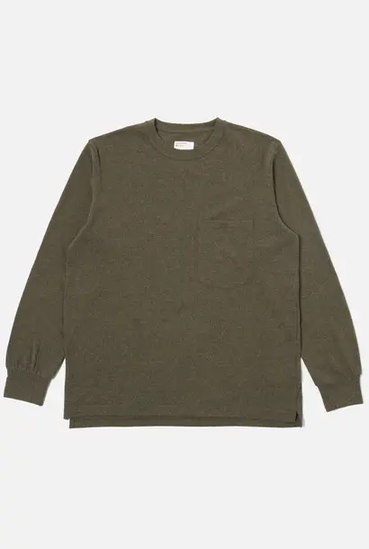 loose t-shirt longsleeve olive
