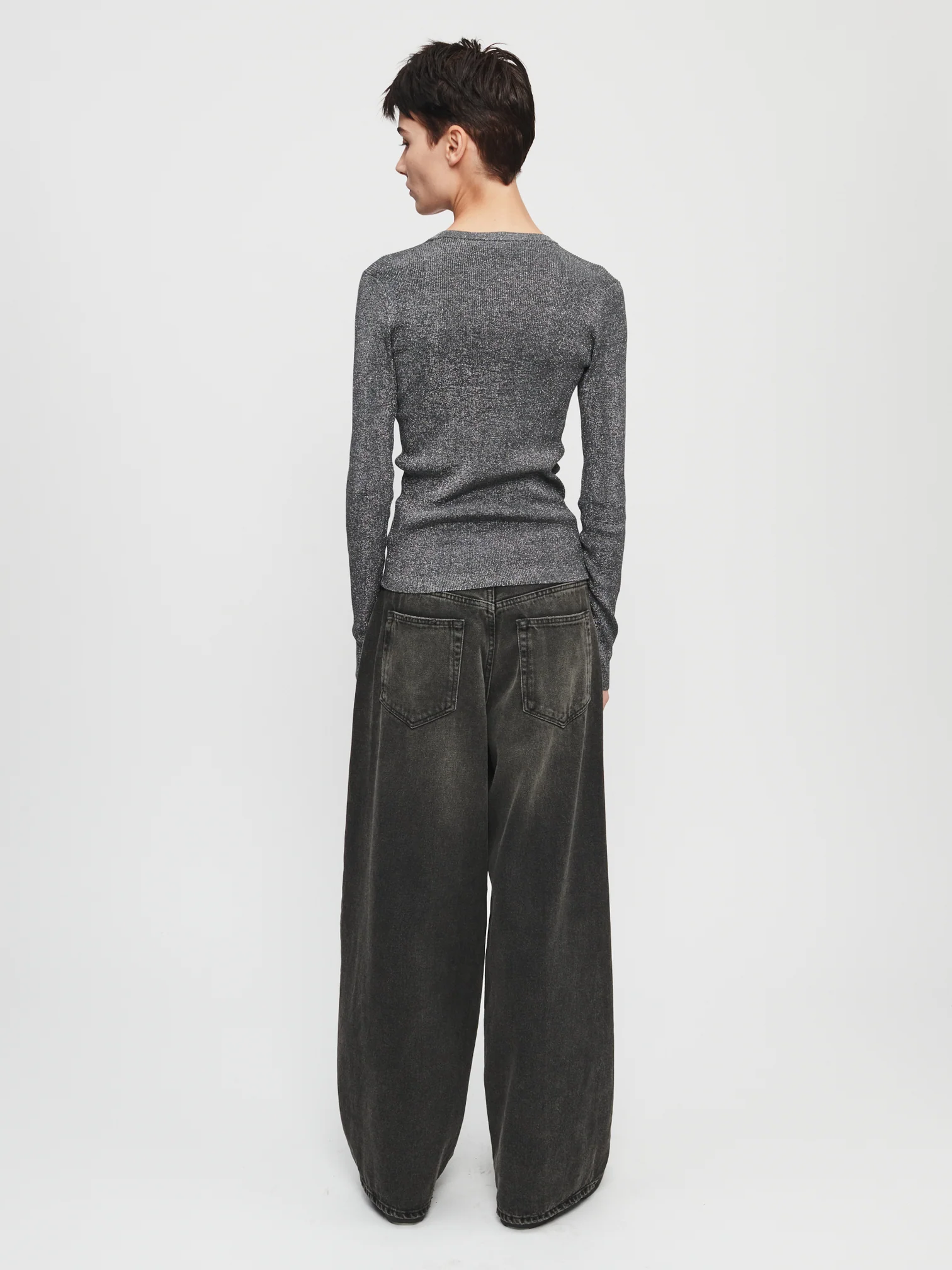 roomy jeans sanded black-4