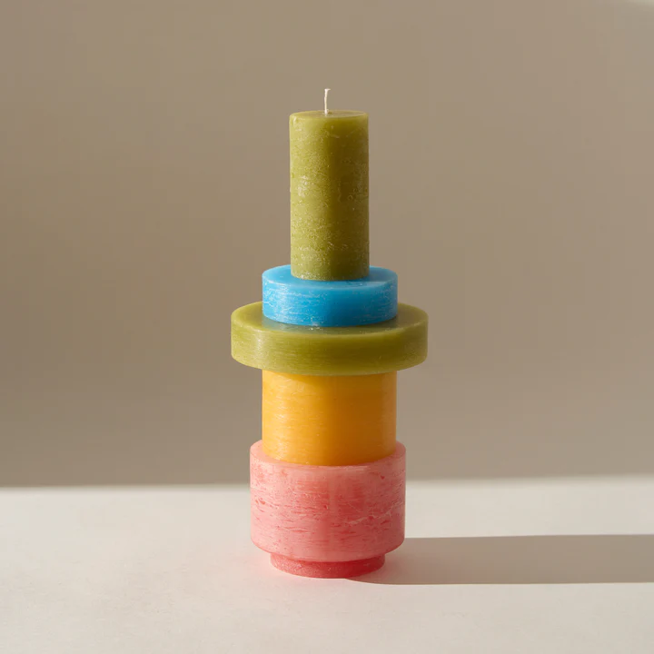 candl stack 03 pink & yellow-2