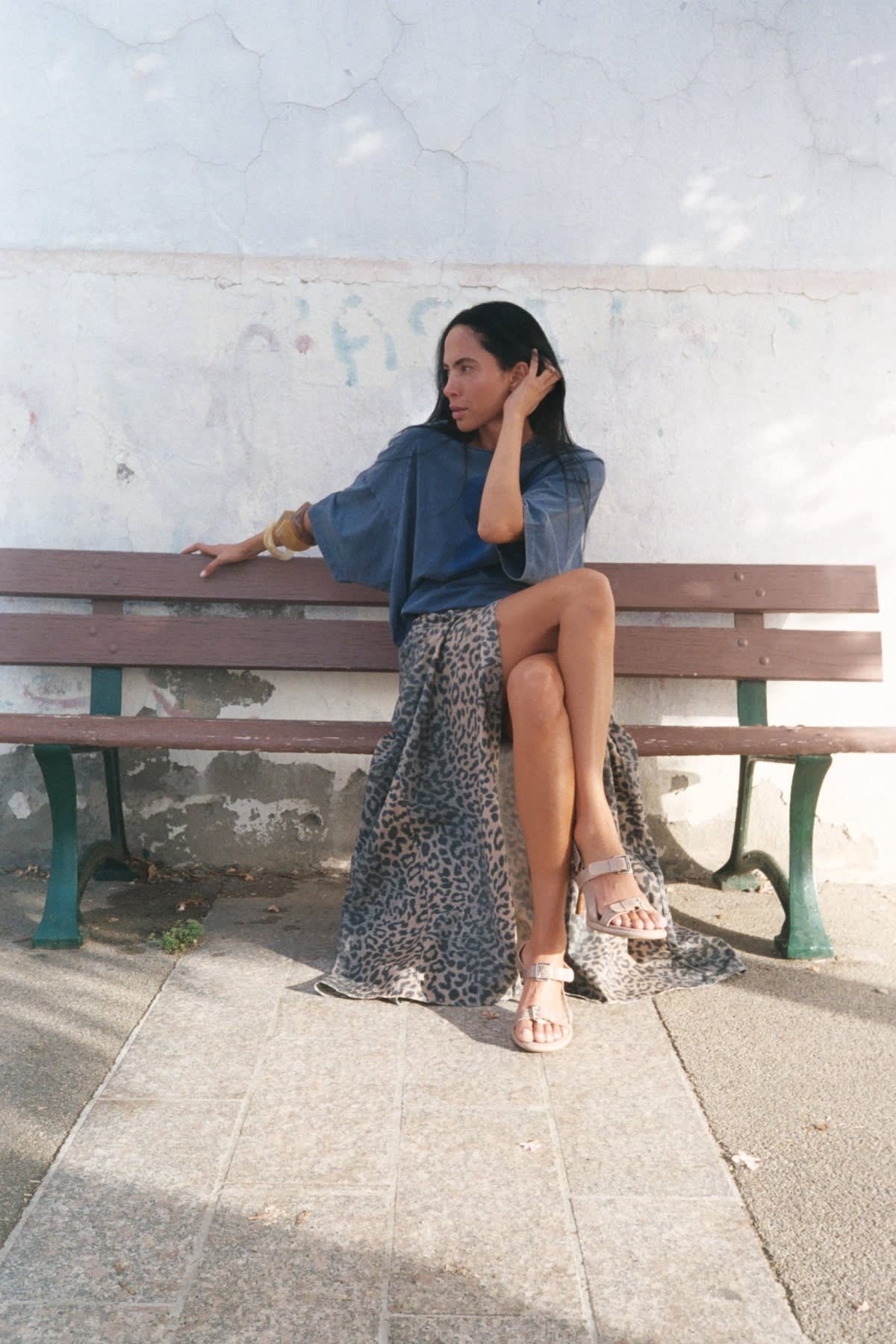 natja leopard print skirt-3