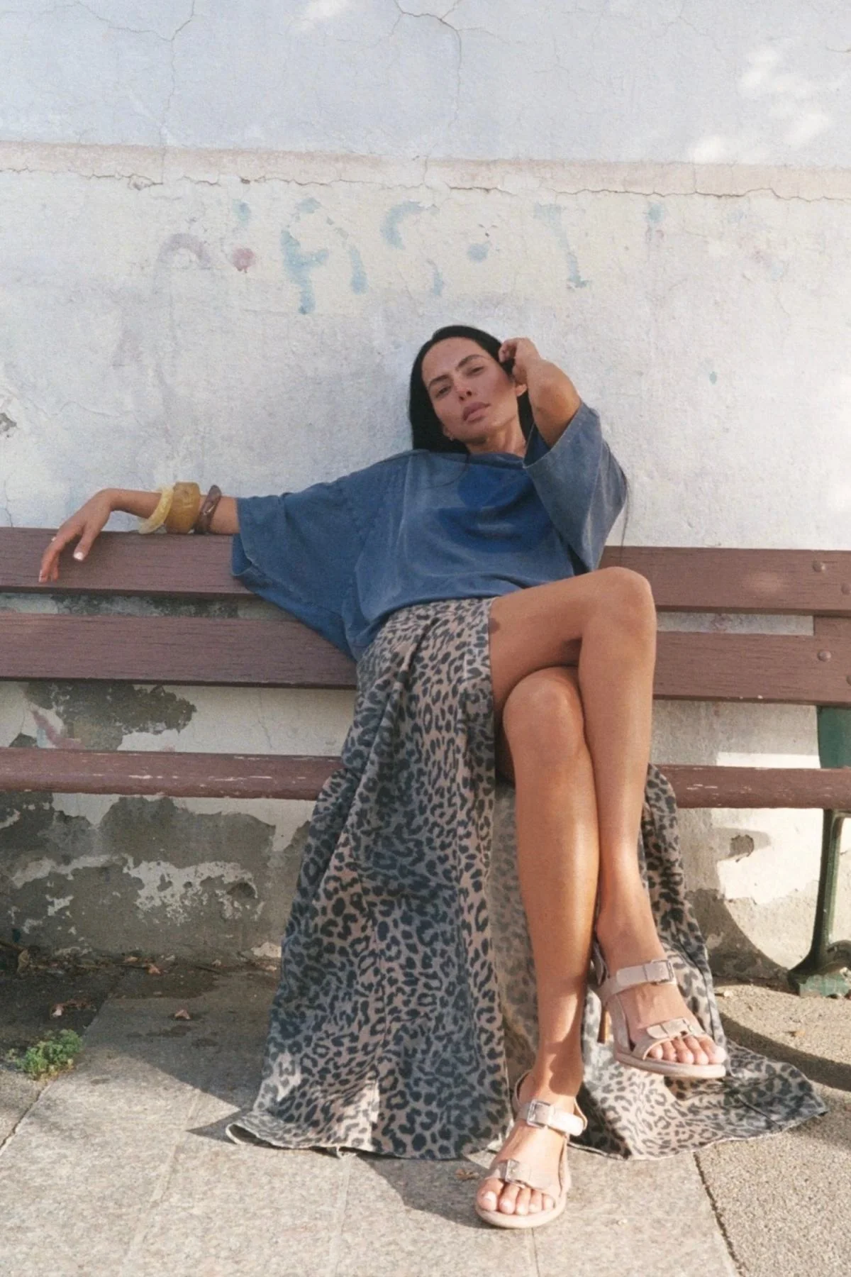 natja leopard print skirt-4