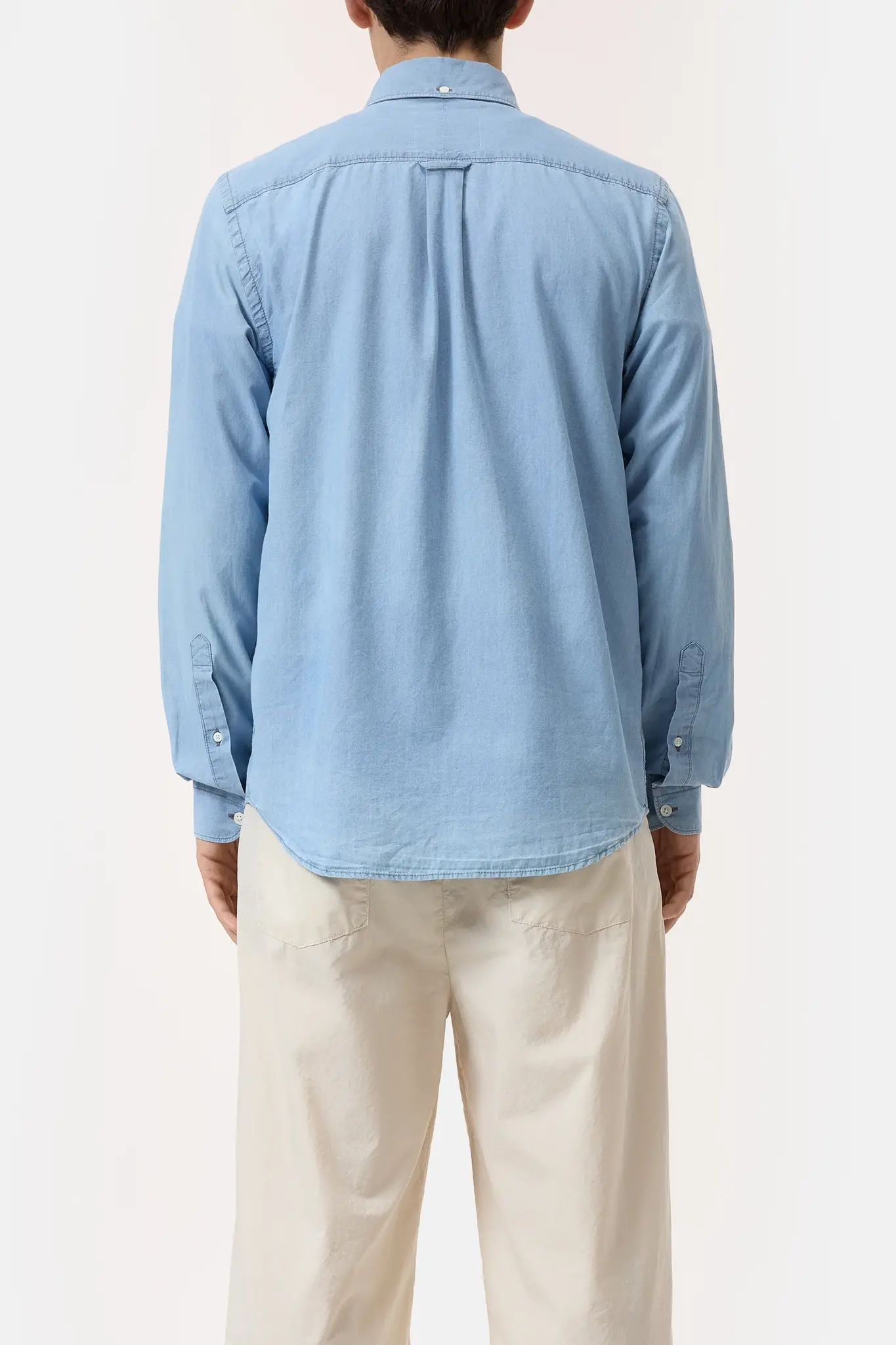 button down shirt light blue-2