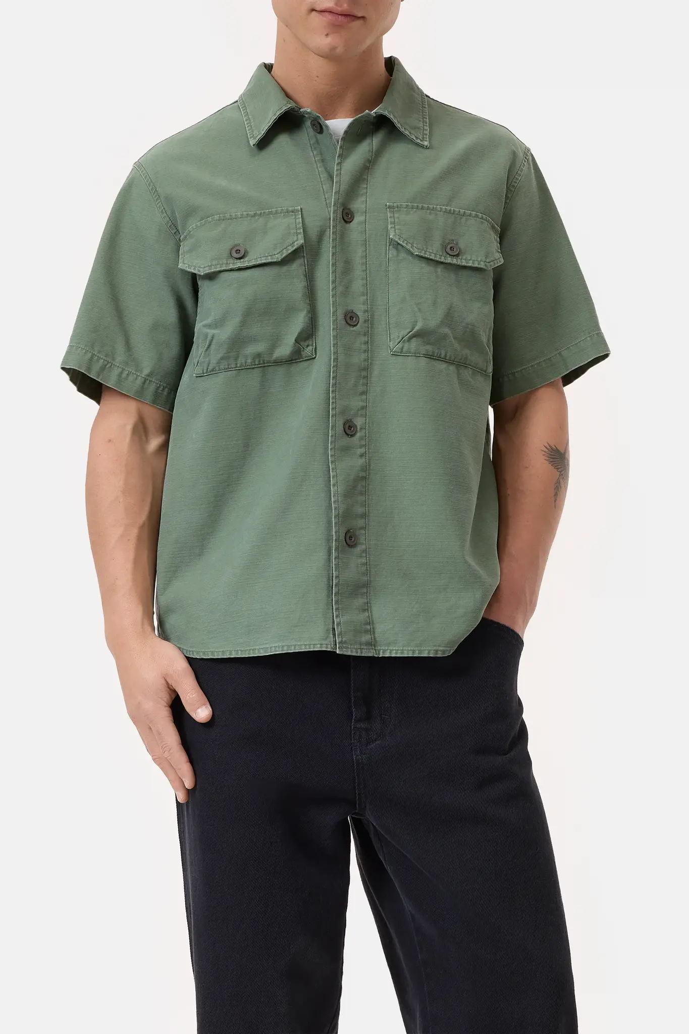 short sleeve shirt ranger green-2