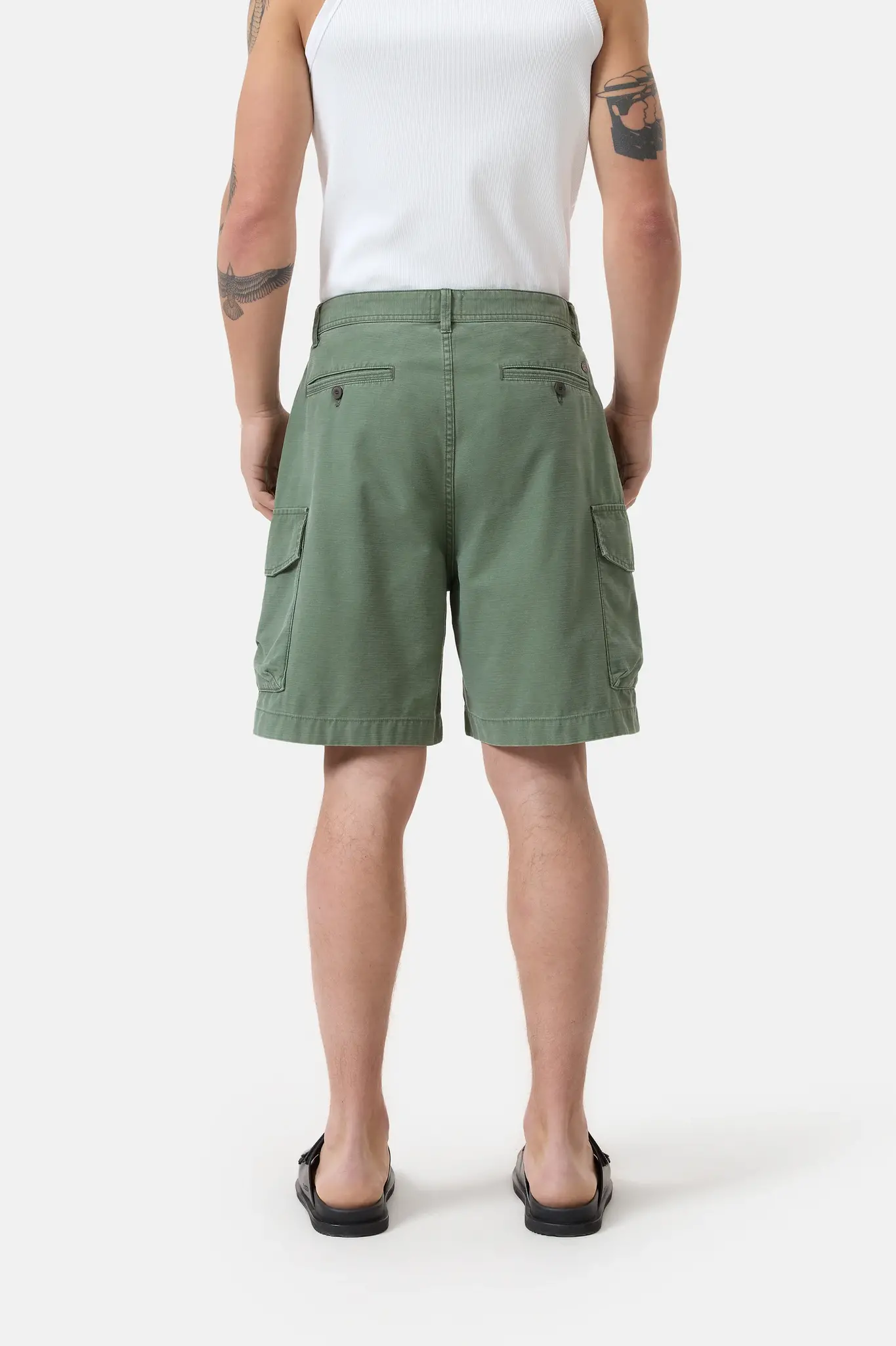 cargo shorts ranger green-3