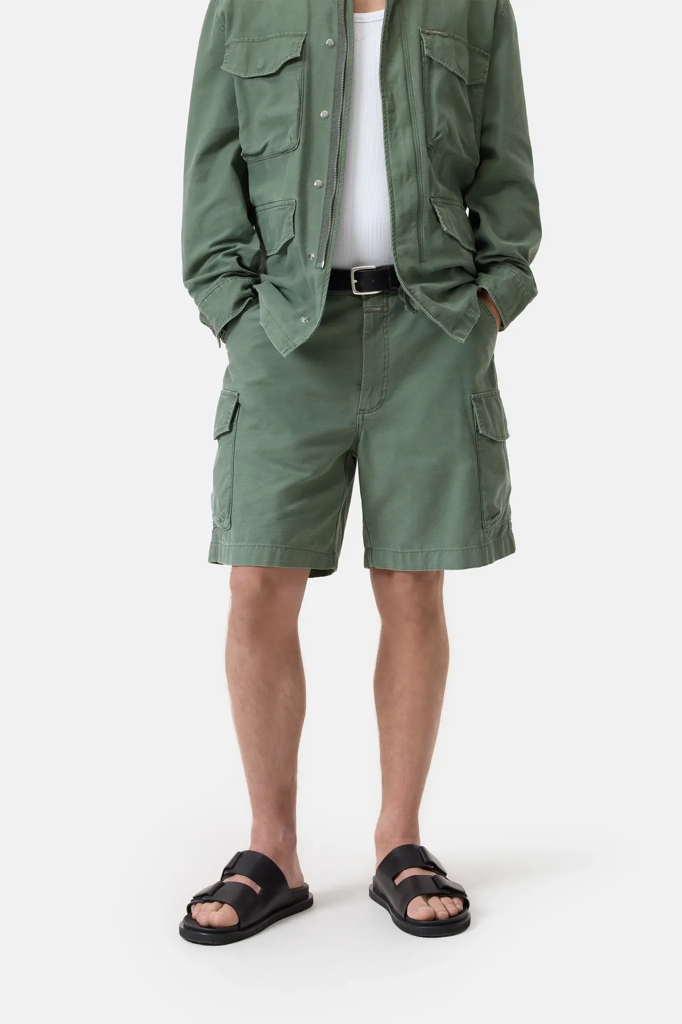cargo shorts ranger green-2