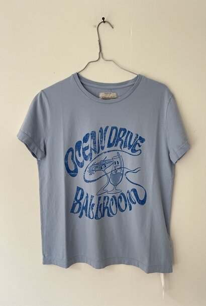 t-shirt ocean drive blue