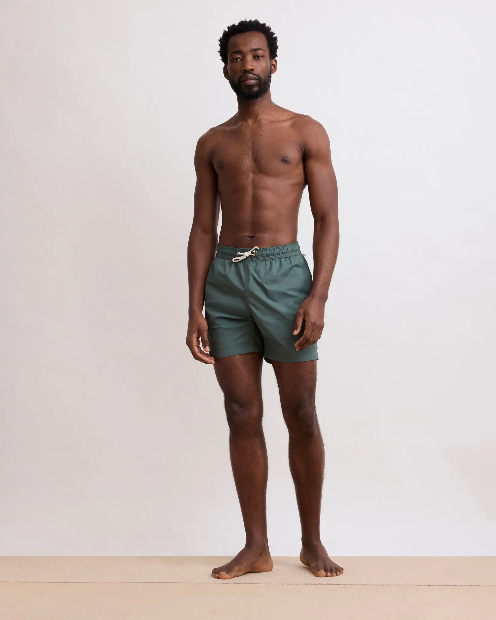 swim short army green-1