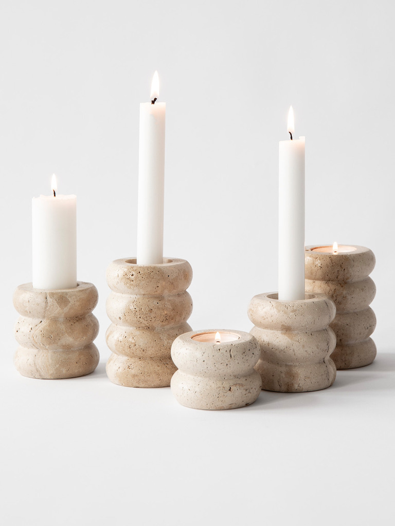 travertine candle holder small-1