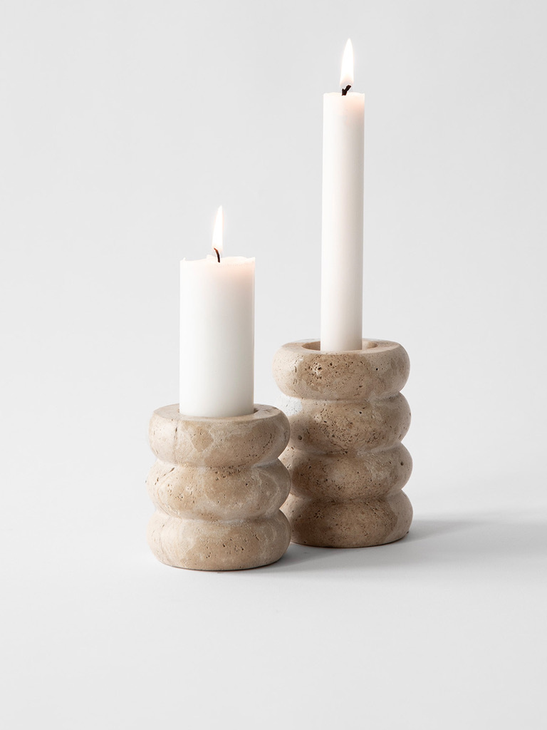 travertine candle holder small-2