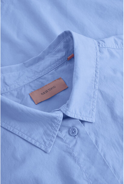 sylvie poplin lapis blue