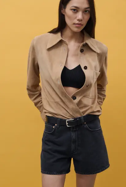 janey short dark grey