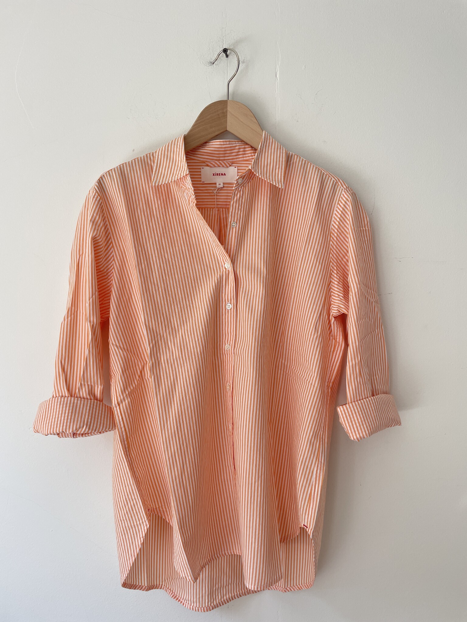 beau shirt tangerine stripe-1