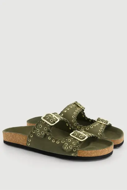 ema slipper khaki