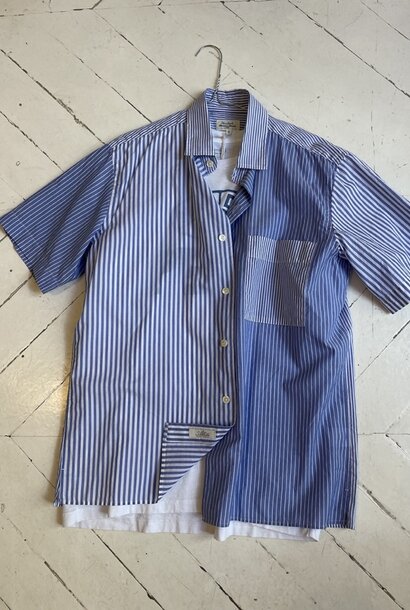 paul shirt ss patch blue & white