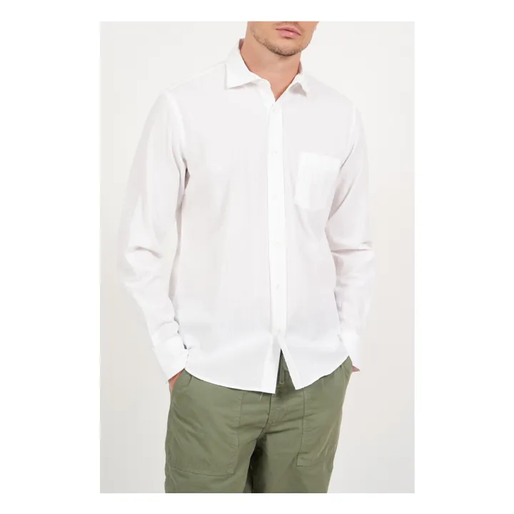 paul seersucker shirt white-5
