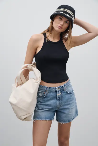 janey short light blue