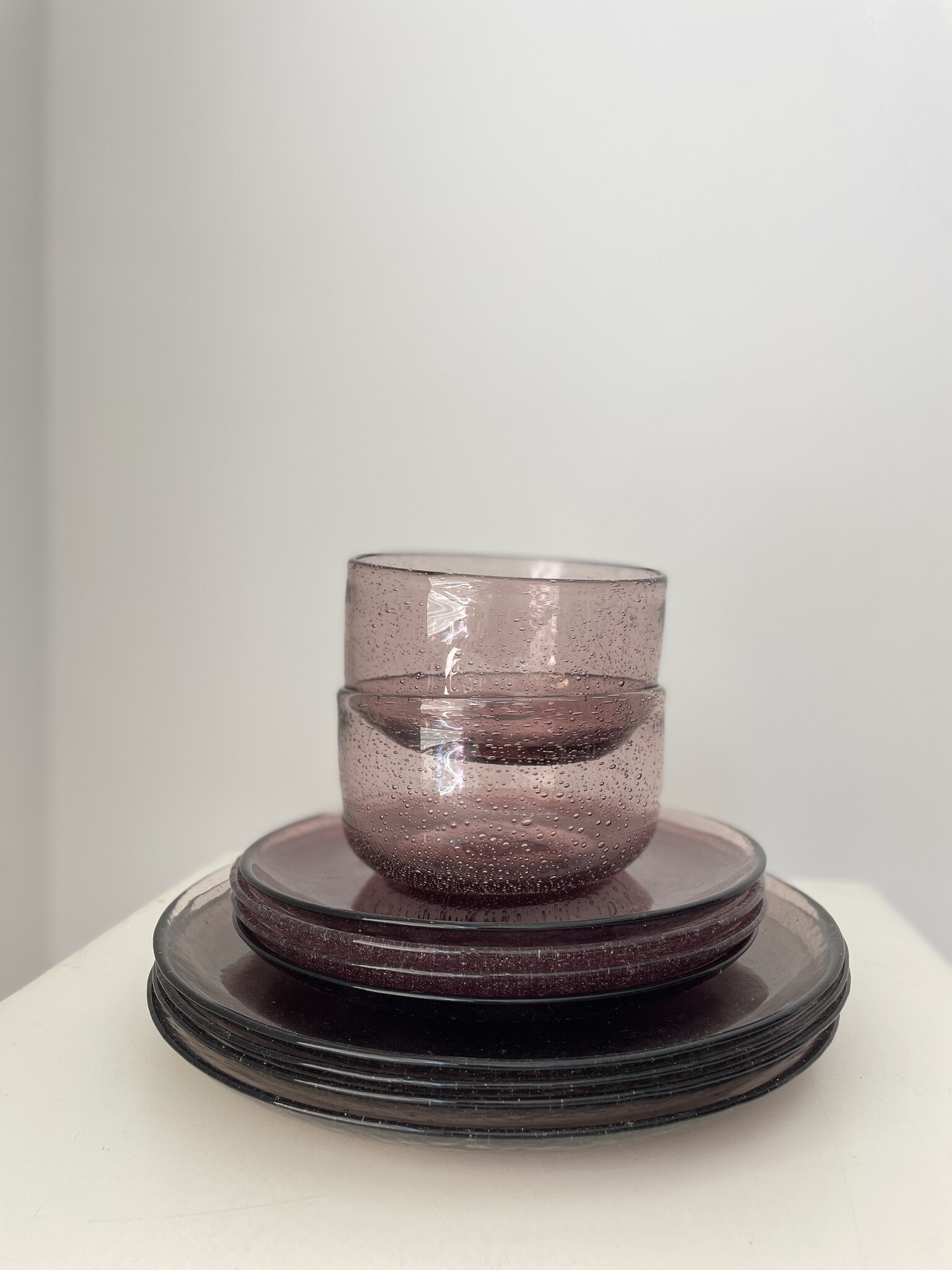 coloured glass bowl-8