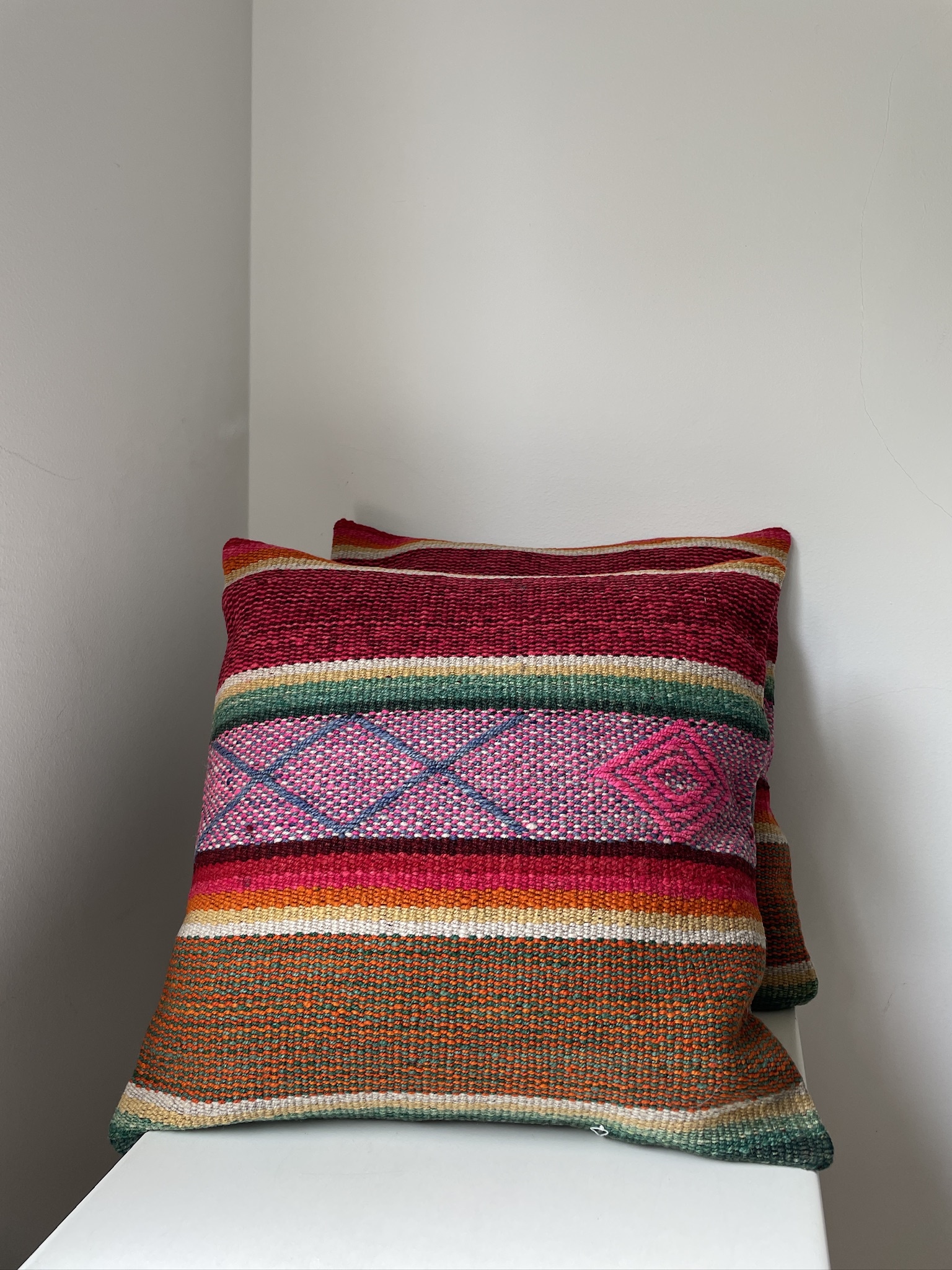 vintage wool cushion 45 x 45-3